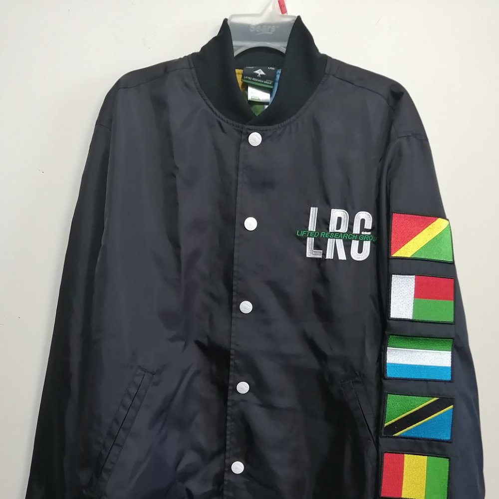 BNWT Lifted Research Group Men's Jacket Black Size Medium